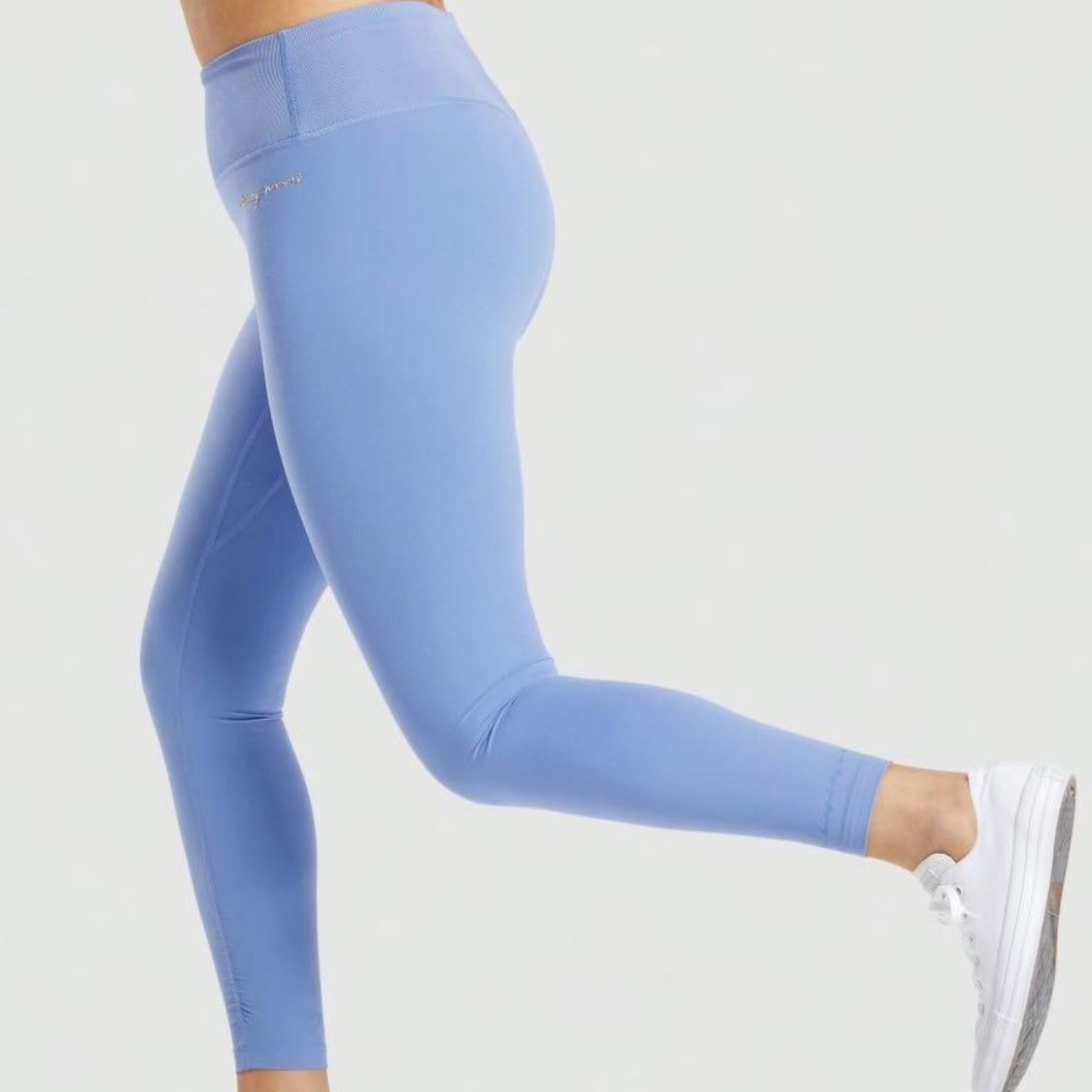 Beautiful Blue Whitney Simmons x Gymshark Ribbed Leggings V2